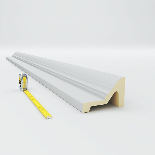 Ekena Millwork 6 1/4"H x 4"P x 94 1/2"L Standard Moulding - MLD06X04ST-1