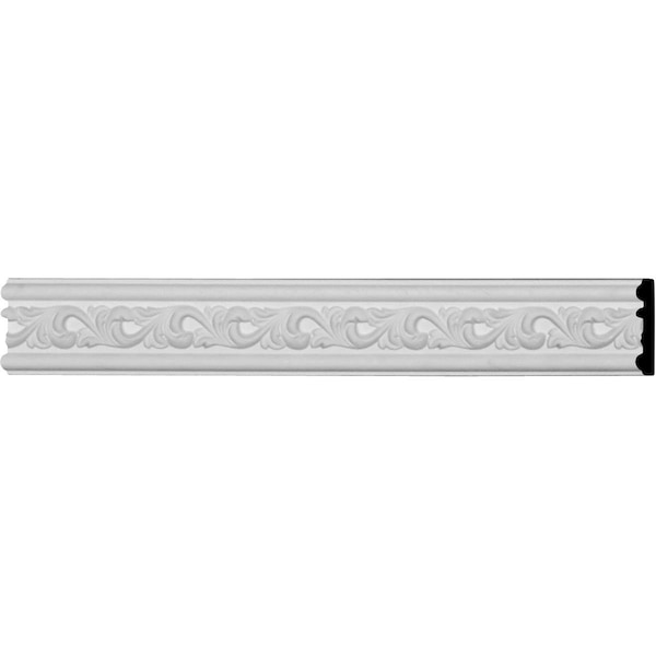 Ekena Millwork 2"H x 3/8"P x 94 1/2"L Tristan Chair Rail - CHA02X00TN