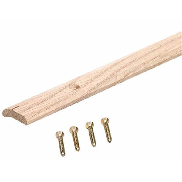 Homepage 1in. X 36in. Unfinished Oak Carpet Trim - HO648809