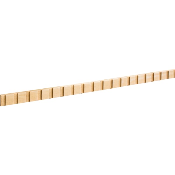 Hardware Resources Poplar, 96" L, 5/8" H, Unfinished - DEN18POP