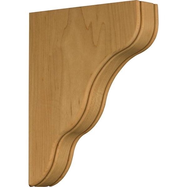 Osborne Wood Products 8 1/2 x 1 3/4 x 6 1/2 Beaded Traditional Bracket in Hickory - 8736H