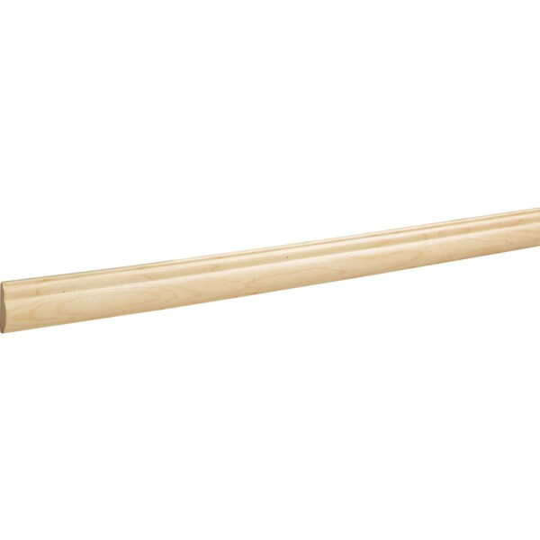 Hardware Resources Oak, 96" L, 15/16" H, Unfinished - BM2OK