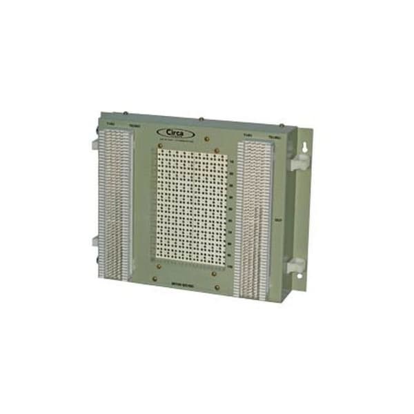 Bloque de terminales 66 de 100 PARES de Circa Telecom, ENTRADA/SALIDA, SIN CUBIERTA, SIN CÁMARA DE EMPALME, - 26100QC/QC