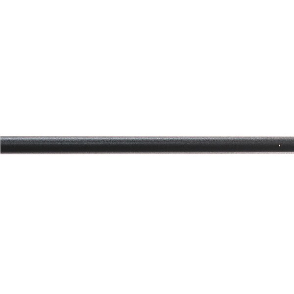 Acrovyn Accent Rail, Black, PETG, 12 ft L - FR125108N