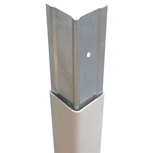 Zoro Select Corner Guard, Beige, 3"W X 48"H - PVC-A-3-BG