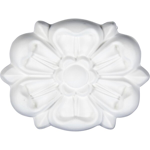 Ekena Millwork 3 3/4"W x 3"H x 3/4"P Southampton Round Rosette - ROS04X03SO