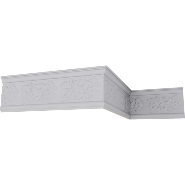Ekena Millwork 7"H x 2 1/4"P x 7 1/4"F x 94 1/2"L Valletta Crown Moulding - MLD07X02X07VL