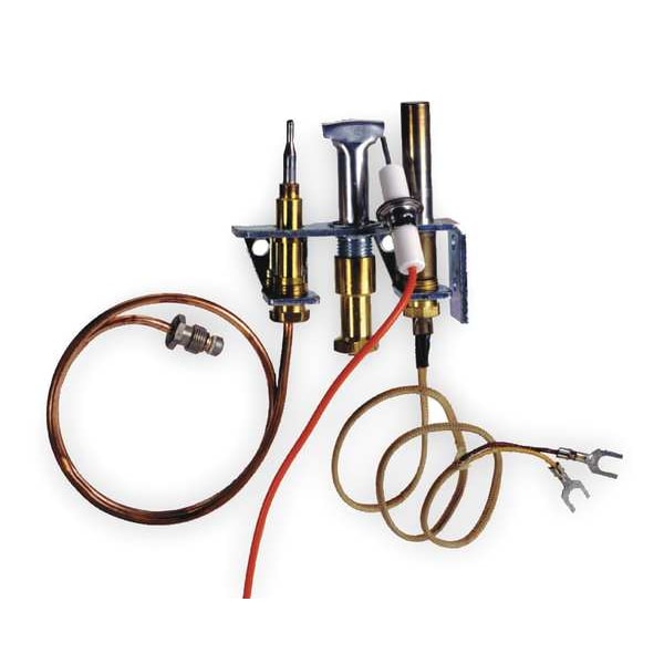 Robertshaw Pilot Assembly, LP/NG, 750 and 18 to 30 mV, T-Pile 24, Electrode 18, T-Couple 18 L., Lo-Mass - 1819-001