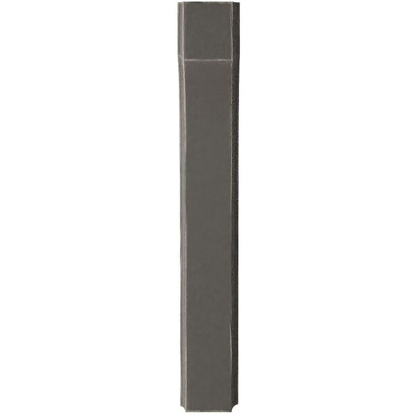 Ekena Millwork 1 3/4"W x 6"D x 12"H Clarksville Wood Vintage Decor Bracket, Reclaimed Grey - BKTWD02X06X12CVGY
