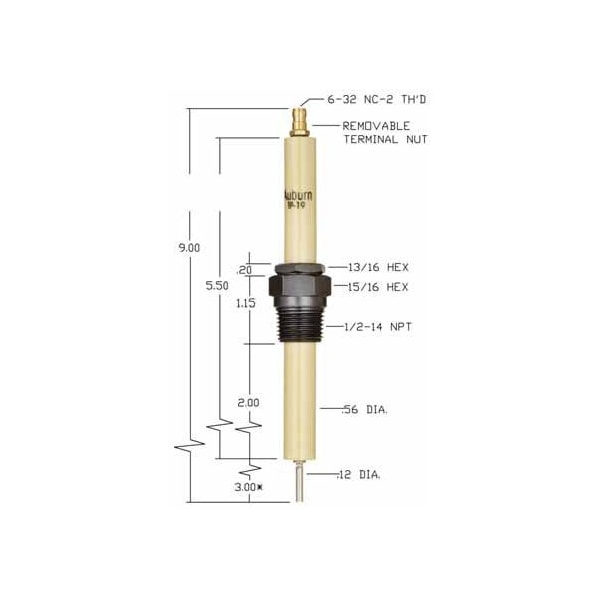 Honeywell Maxon Ip-19 Auburn Spark Plug - Uncut - 25663