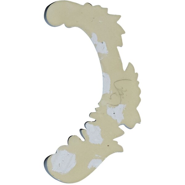 Ekena Millwork 4 1/2"W x 8 5/8"H x 1"P Zadlo Onlay, Left - ONL04X08X01ZA-L