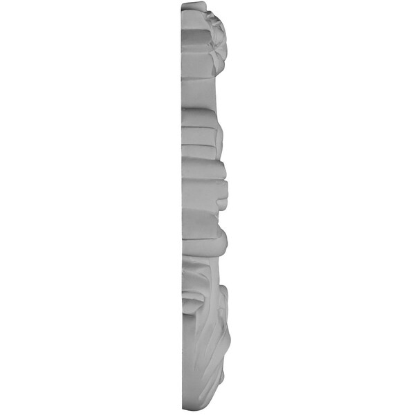 Ekena Millwork 4 1/2"W x 8 5/8"H x 1"P Zadlo Onlay, Left - ONL04X08X01ZA-L