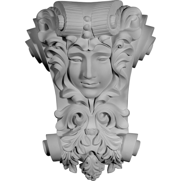 Ekena Millwork 15"W x 20 1/8"H x 10 1/4"P Athena Onlay - ONL15X20X10AT