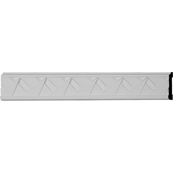Ekena Millwork Panel Moulding, Urethane, 12 in L, 4-1/2 in H, Factory Primed - SAMPLE-PML04X01WF