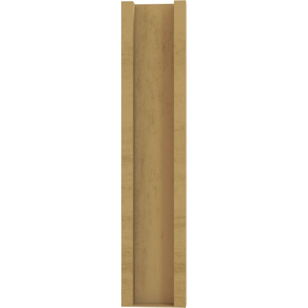 Ekena Millwork 5 1/2-in W x 18-in D x 26-in H Funston Trad Rough Cedar Woodgrain TimberThane Outlooker, Primed Tan - OUTUR055X18X26FST04RCPR