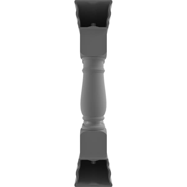 Ekena Millwork Fiberthane Oxford Balustrade Railing Kit, Style N (7 5/8" On-Center Spacing to Pass 4" Sphere Code) - BALK38X192OXN