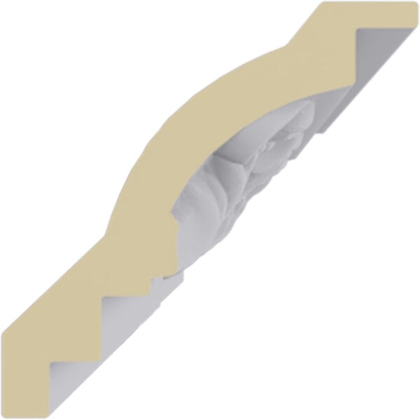Ekena Millwork 2 3/4"H x 2 3/4"P x 4"F x 94 1/2"L Tristan Crown Moulding - MLD02X02X04TN