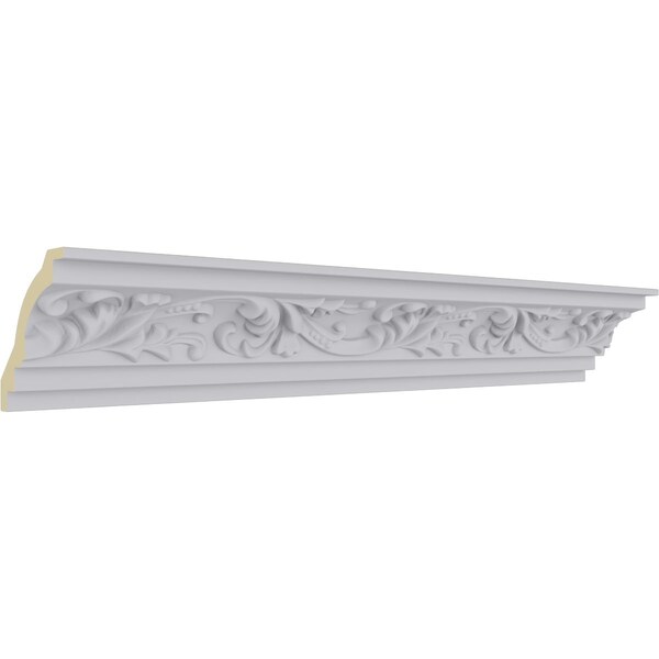 Ekena Millwork 2 3/4"H x 2 3/4"P x 4"F x 94 1/2"L Tristan Crown Moulding - MLD02X02X04TN