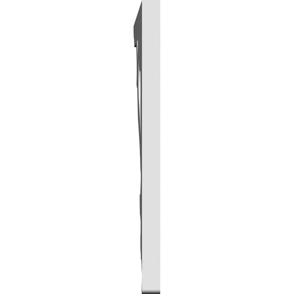 Ekena Millwork Brontes Architectural Grade PVC Bracket, 5/8"W X 10"D X 10"H - BKTP01X10X10BR