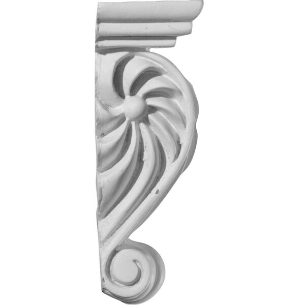 Ekena Millwork 2 5/8"W x 1 3/8"D x 3 5/8"H Alexandria Corbel - COR02X01X03AL