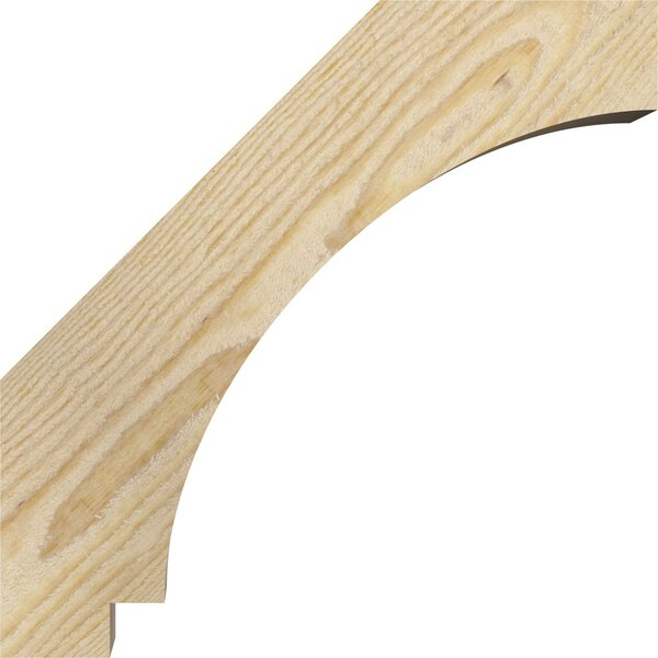 Ekena Millwork 4"W x 12"D x 12"H Imperial Rough Sawn Knee Brace, Douglas Fir - BRC04X12X12IMP00RDF