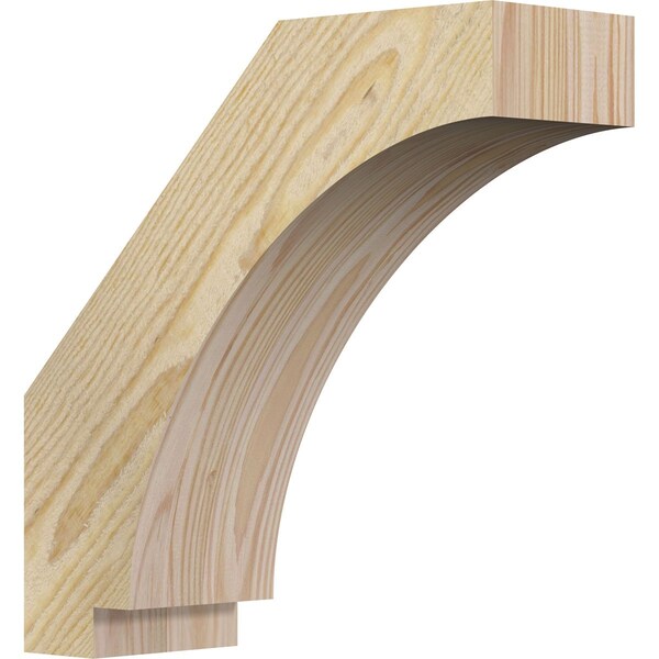 Ekena Millwork 4"W x 12"D x 12"H Imperial Rough Sawn Knee Brace, Douglas Fir - BRC04X12X12IMP00RDF