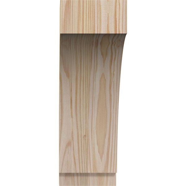 Ekena Millwork 4"W x 12"D x 12"H Imperial Rough Sawn Knee Brace, Douglas Fir - BRC04X12X12IMP00RDF