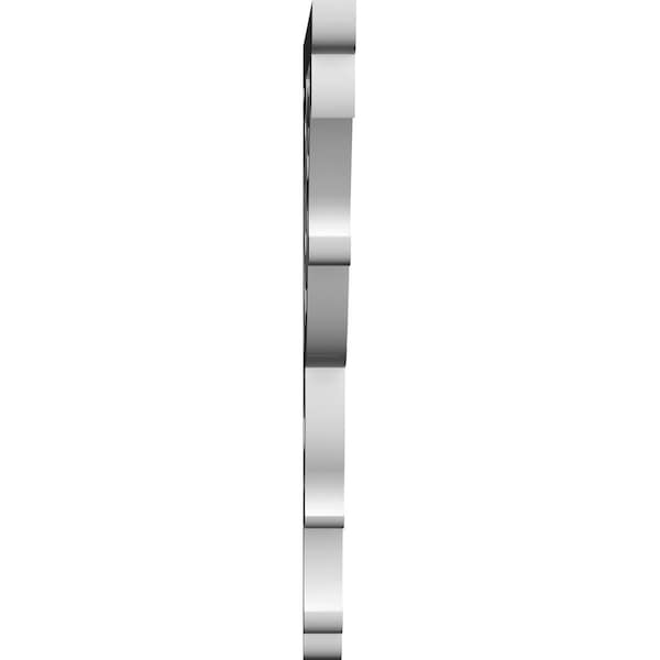 Ekena Millwork Athens Architectural Grade PVC Bracket, 5/8"W X 6"D X 10"H - BKTP01X06X10AT
