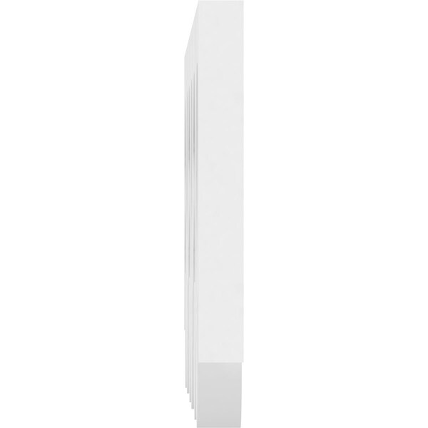 Ekena Millwork Porcelina Architectural Grade PVC Running Trim, 6"H x 5/8"P x 48"L - RUNP06X0625X48POR
