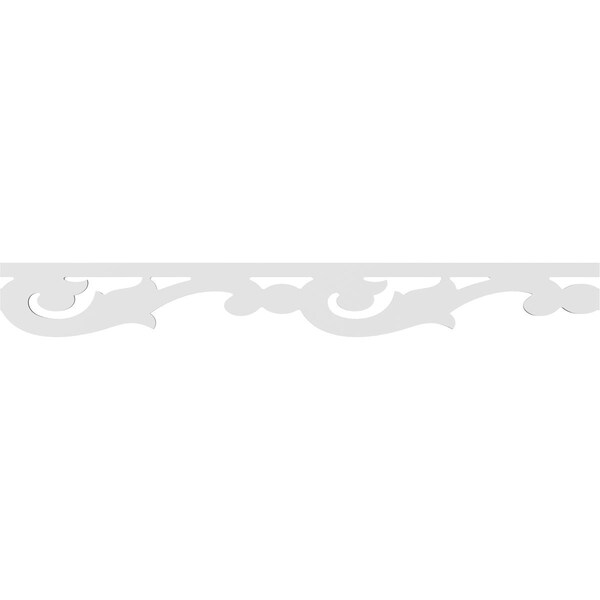 Ekena Millwork Jerome Architectural Grade PVC Running Trim, 6"H x 5/8"P x 48"L - RUNP06X0625X48JER