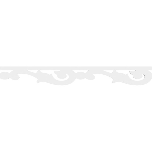 Ekena Millwork Jerome Architectural Grade PVC Running Trim, 6"H x 5/8"P x 48"L - RUNP06X0625X48JER
