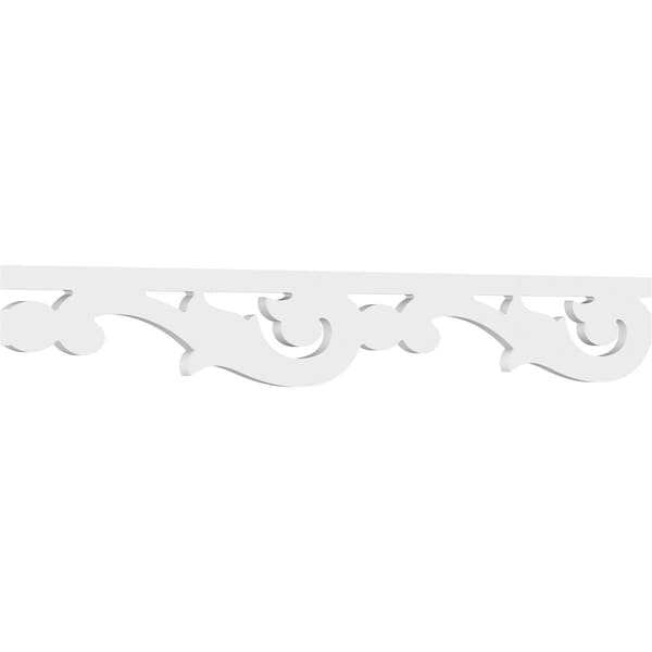 Ekena Millwork Jerome Architectural Grade PVC Running Trim, 6"H x 5/8"P x 48"L - RUNP06X0625X48JER