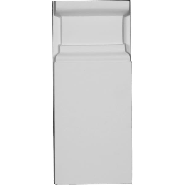 Ekena Millwork Plinth Block, Polyurethane, 9-1/8 in H, 3-3/4 in W - PB03X09X01AR