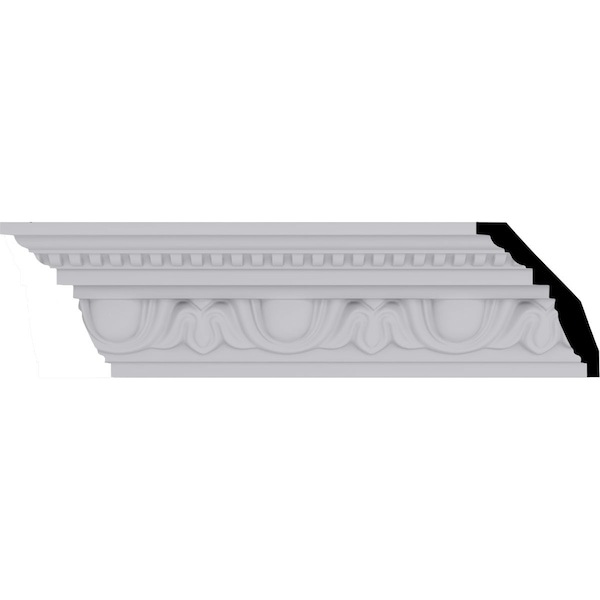 Ekena Millwork 4"H x 2 3/8"P x 4 5/8"F x 94 1/2"L Edinburgh Crown Moulding - MLD04X03X05ED