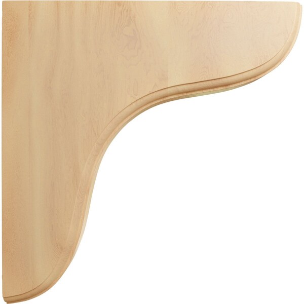 Ekena Millwork 1 3/4"W x 10 1/2"D x 10 1/2"H Eaton Wood Bracket, Red Oak - BKTW02X11X11EARO