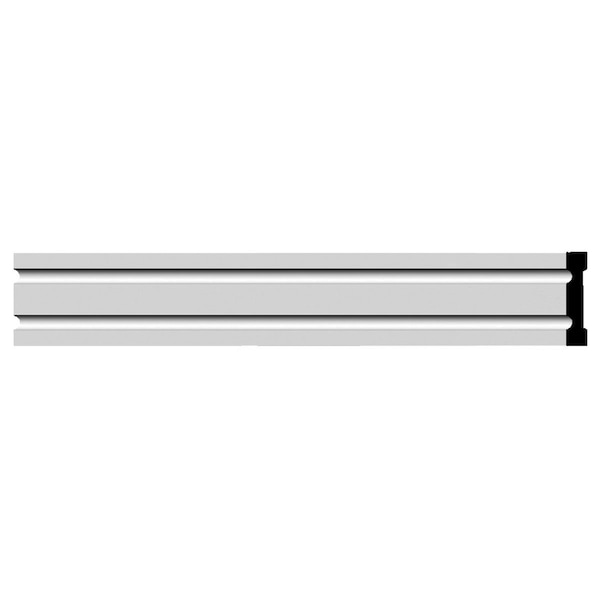 Ekena Millwork 4 3/4"H x 1"P x 94 1/2"L Marseille Fluted Panel Moulding - PML04X01MA