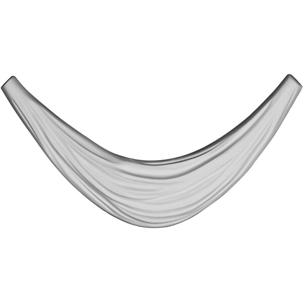 Ekena Millwork 15 7/8"W x 7 7/8"H x 1 3/8"P Classic Swag Onlay - ONL15X07X01CL