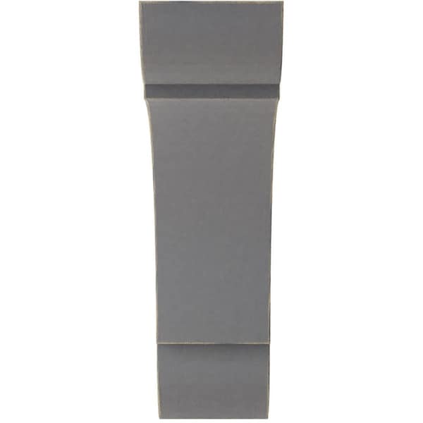 Ekena Millwork 1 3/4"W x 6"D x 6"H Small Olympic Wood Vintage Decor Bracket, Pebble Grey - BKTWD01X06X06OLPG
