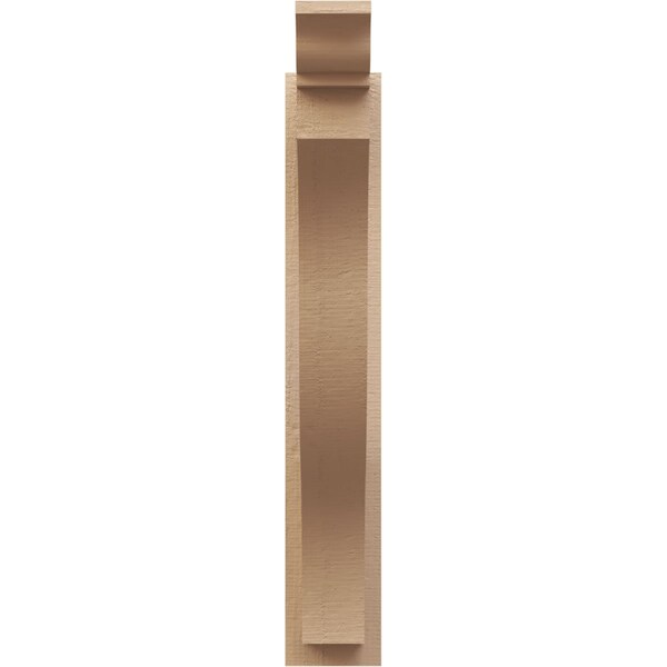 Ekena Millwork 5 1/2-in W x 22-in D x 34-in H Funston Trad Rough Cedar Woodgrain TimberThane Outlooker, Primed Tan - OUTUR055X22X34FST04RCPR
