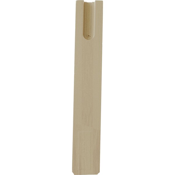 Ekena Millwork 1 3/4"W x 8 1/2"D x 11"H Bedford Wood Bracket, Rubberwood - BKTW02X09X11BERW