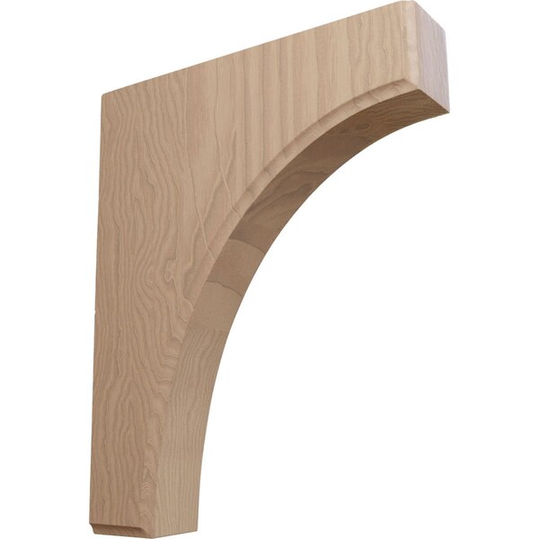 Ekena Millwork 1 3/4"W x 8"D x 10"H Clarksville Bracket, Mahogany - BKTW02X08X10CVGM