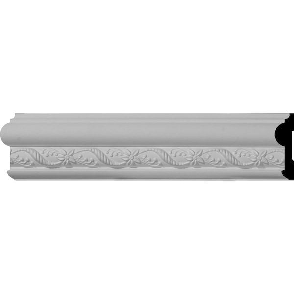 Ekena Millwork Chair Rail, Urethane, 96 in L, 3 in H - CHA03X01LE