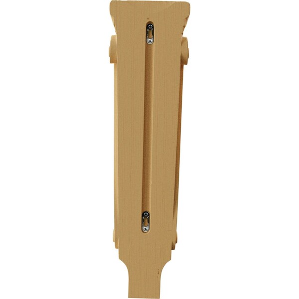 Ekena Millwork 6 1/4"W x 3"D x 22"H Large Acanthus Pilaster Corbel, Alder - CORW06X03X22PAAL