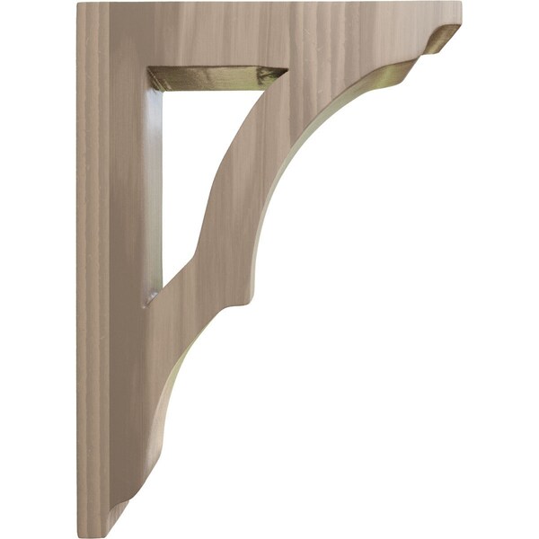 Ekena Millwork 1 3/4"W x 6 1/2"D x 9"H Small Avila Wood Bracket, Walnut - BKTW01X06X09AVWA