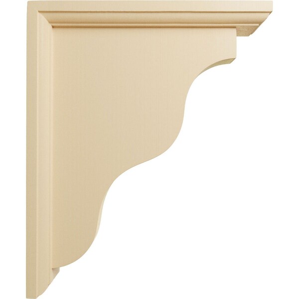 Ekena Millwork 2 1/4"W x 9"D x 11"H Hamilton Traditional Bracket, Maple - BKT02X09X11HAMA