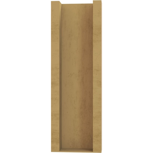 Ekena Millwork 6-in W x 18-in D x 18-in H Funston Trad Rough Cedar Woodgrain TimberThane Outlooker, Primed Tan - OUTUR060X18X18FST04RCPR