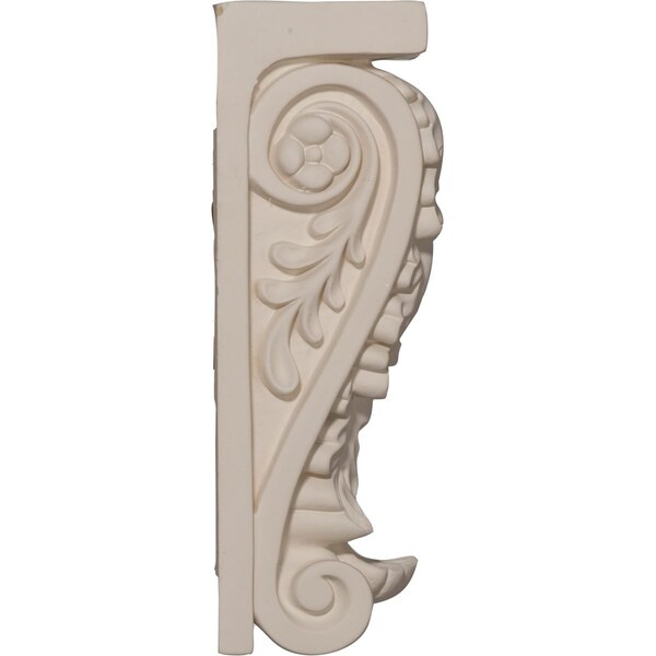 Ekena Millwork 3 3/8"W x 2 1/2"D x 7 3/4"H Oxford Oak Leaf Corbel - COR03X02X07OX