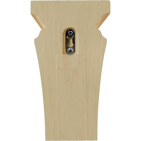 Ekena Millwork 3 1/2"W x 3 3/4"D x 6"H Mini Nevio Wood Corbel, Maple - CORW03X03X06NEMA