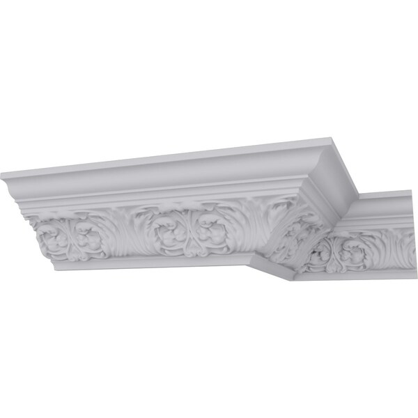 Ekena Millwork 3 3/4"H x 4 1/8"P x 5 1/2"F x 94 1/2"L Marcella Dentil Crown Moulding - MLD03X04X05MA