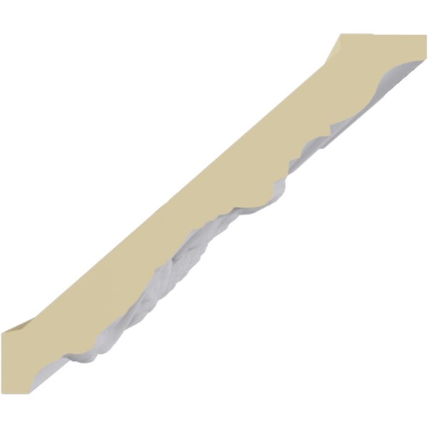 Ekena Millwork 3 3/4"H x 4 1/8"P x 5 1/2"F x 94 1/2"L Marcella Dentil Crown Moulding - MLD03X04X05MA